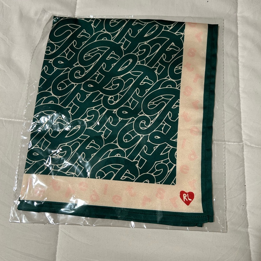 RL Patterned Scarf- BRAND NEW